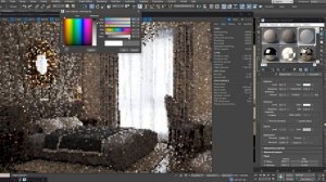 Как создать материал тюля в 3ds max (corona)