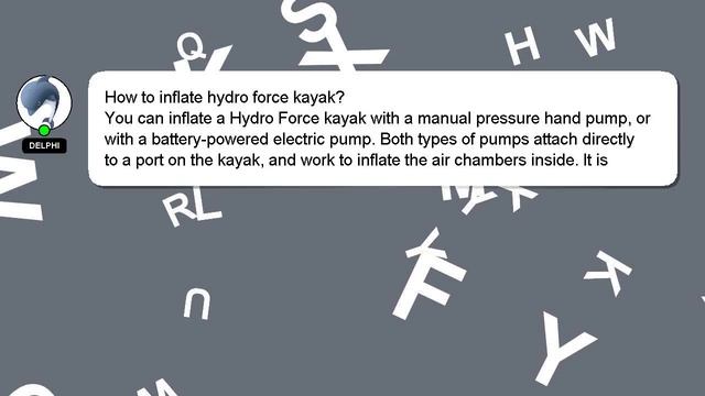 How to inflate hydro force kayak? смотреть онлайн