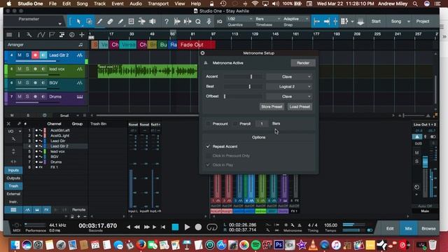 Setting Up Metronome (Click Track) смотреть онлайн