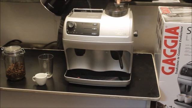 Como Iniciar A Operação Da Gaggia Syncrony Logic