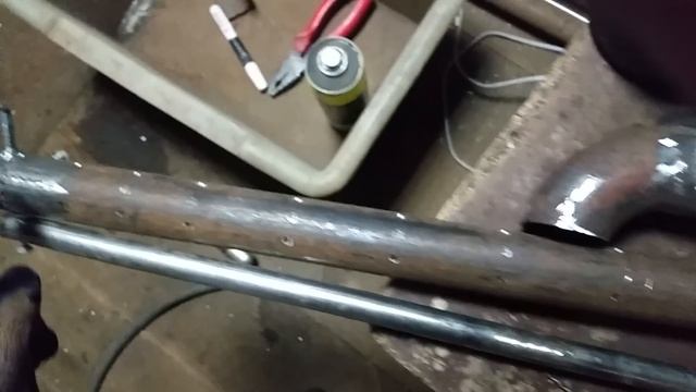 Печь на отработке.part9 Новый дожигатель.