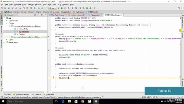 057 How To Add & Delete Rows In SQLite Database смотреть онлайн