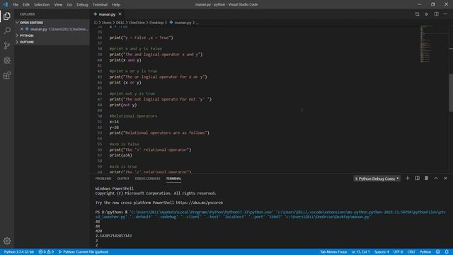 manan py python Visual Studio Code 2019 12 08 15 03 51 смотреть онлайн