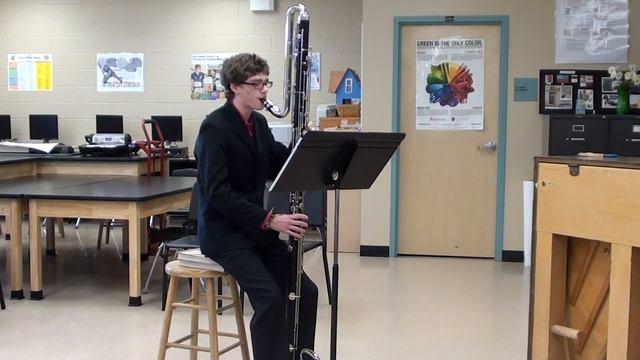 Bb Contrabass clarinet solo by Alex: LMHS 2011 смотреть онлайн