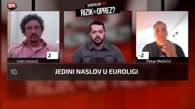 KVIZ RIZIK ILI OPREZ NAJBOLJI OD NAJBOLJIH S9E22: Ivan Ivković VS Petar Metličić смотреть онлайн