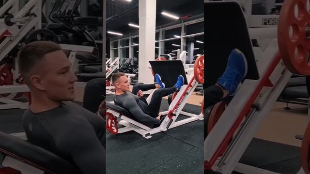 Жим ногами для квадрицепса. ЧАСТЬ2 смотреть онлайн