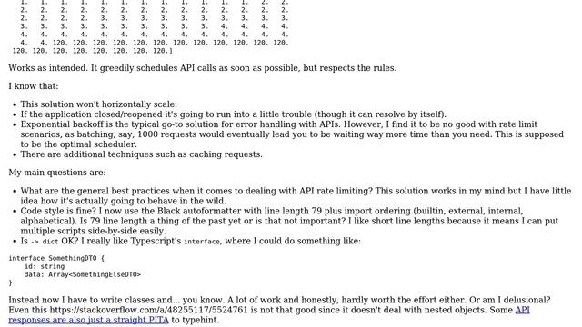 Code Review: API call scheduler for Python смотреть онлайн
