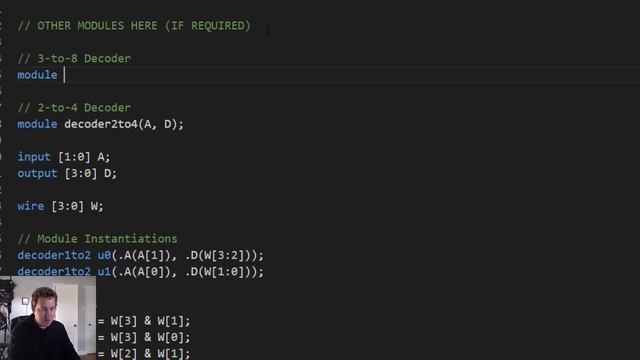 Implementing a 5-to-32 Line Decoder in Verilog смотреть онлайн