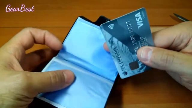 ВИЗИТНИЦА !!! КОШЕЛЁК ДЛЯ БАНКОВСКИХ КАРТ !!! МАГАЗИН GEARBEST.COM !!!