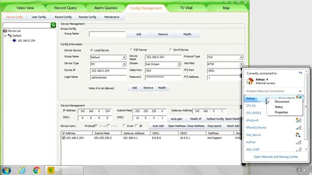 Seetong IP Camera - Network Configuration
