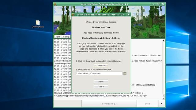 Minecraft Life In The Woods installieren (mit Shader) смотреть онлайн