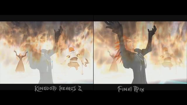 Kingdom Hearts 2 and Final Mix - Comparison смотреть онлайн