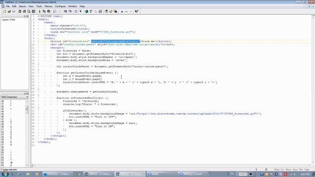 Lesson 3: Web Development, JavaScript, DOM elements, events and handlers смотреть онлайн
