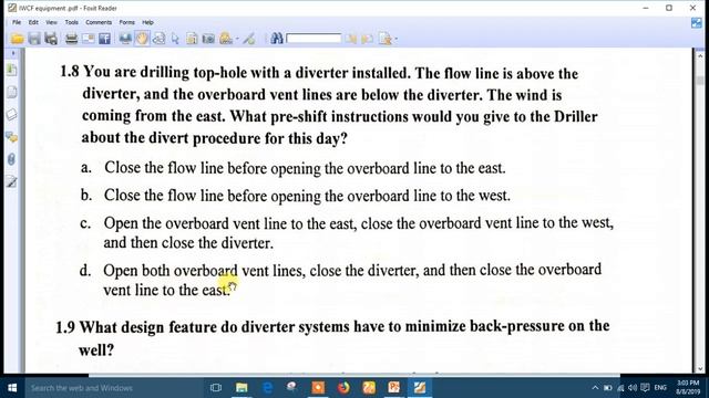 26. IWCF equipment : 2- questions of diverter смотреть онлайн