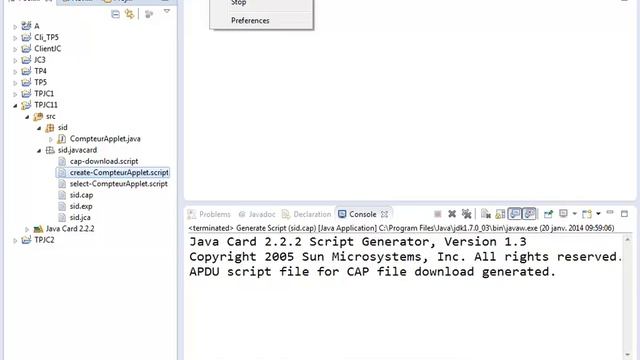Tutorial 1 Java Card Master SID ENSET 20 01 14 смотреть онлайн