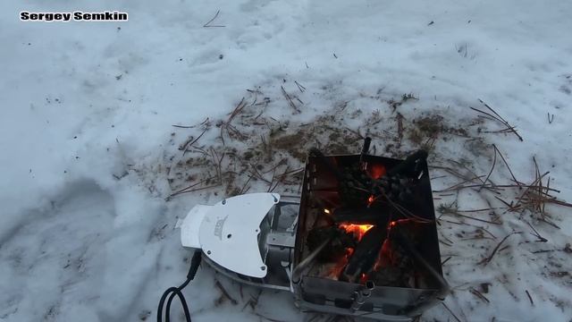 Зимняя покатушка. Про шипованные покрышки и тест печки-шепочницы BRS-116. смотреть онлайн