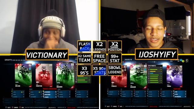 DOUBLE FLASHBACK DRAFT CHAMPIONS BINGO VS VICTIONARY! - MADDEN 16 BINGO! смотреть онлайн