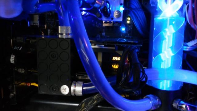 Phanteks Enthoo Primo and MSI Z87 Mpower video Full Custom Water Cooling Loop смотреть онлайн
