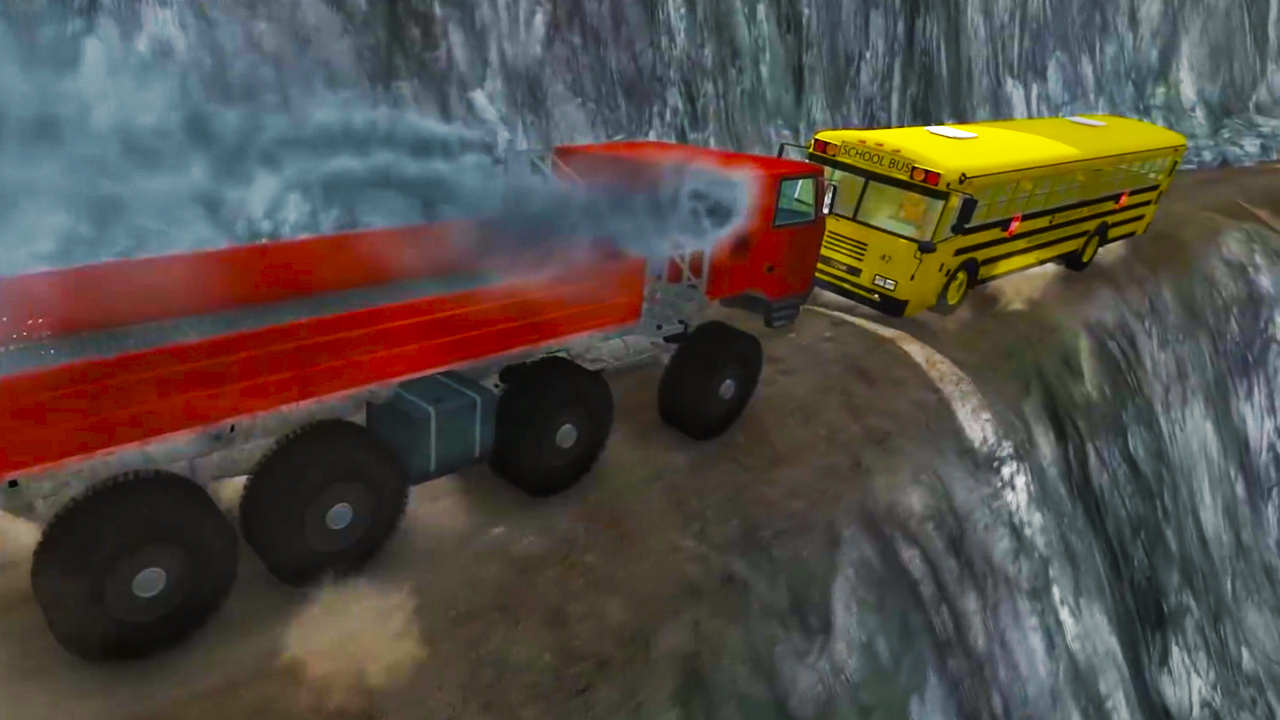 Beamng drive - Падение с обрыва 19 | HITGAMEZ