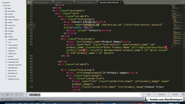 #32 Make E-commerce in Laravel 7 | Products Module in Admin (IV) | Add/Edit Product Page/Form Desig смотреть онлайн