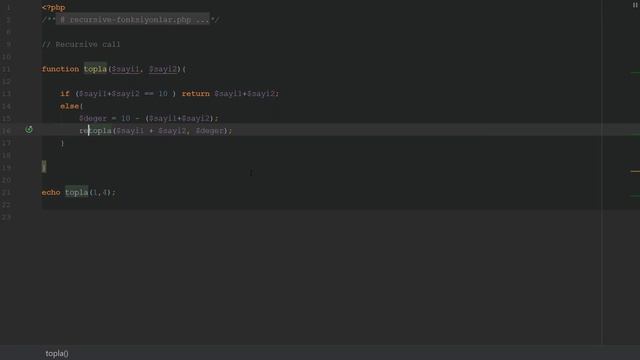 Php'de recursive fonksiyonlar - Ders 25 смотреть онлайн