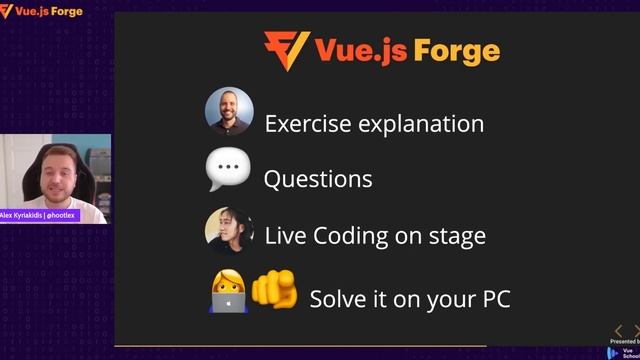 Episode 1: Event Introduction by Alex Kyriakidis: Vue.js Forge смотреть онлайн