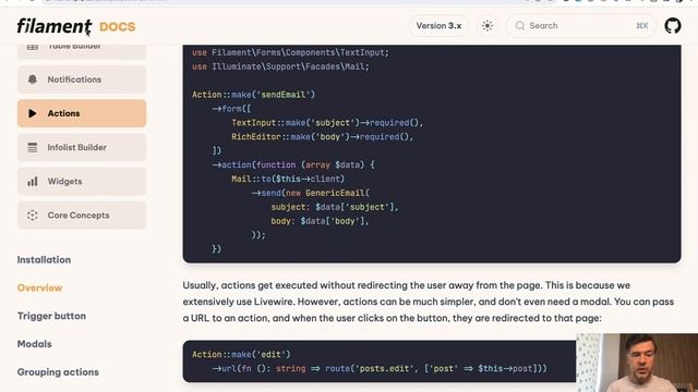 Filament Actions: Custom Callback Function Example смотреть онлайн