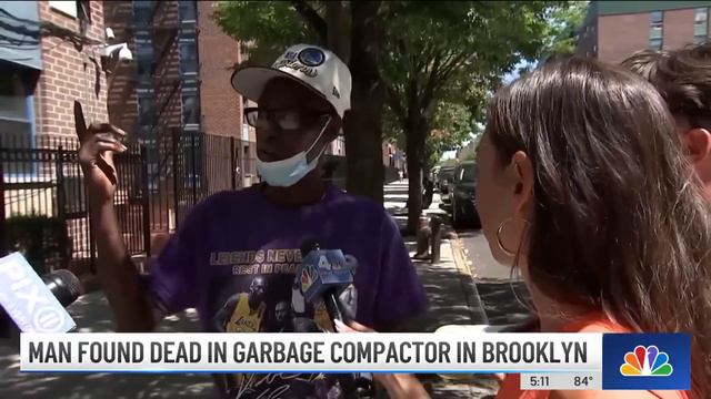 Man Found Dead After Video Shows Him Climbing Inside Garbage Compactor | NBC New York смотреть онлайн