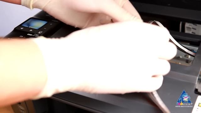 Как установить СНПЧ на Epson Stylus SX425W? смотреть онлайн