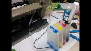 Установка СНПЧ на HP Deskjet 3050A