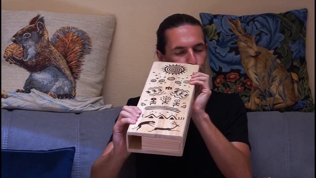 Басовый компактный диджериду (диджбокс) / Yidaki, didjbox, travel compact didjeridoo смотреть онлайн