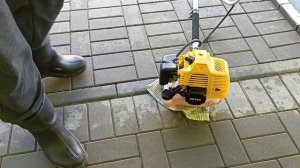 Huter GGT-553TX Обкатка бензинового триммера.