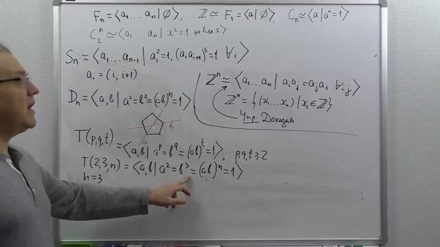 Лекция 6. И.Г. Лысёнок. Примеры групп, заданных порождающими и соотношениями. Теорема Тице смотреть онлайн