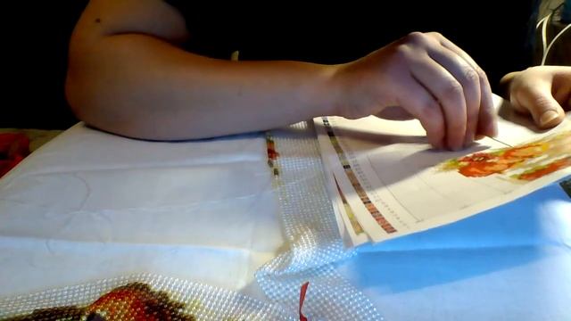 Плетение картины бусинами. Принцип. смотреть онлайн