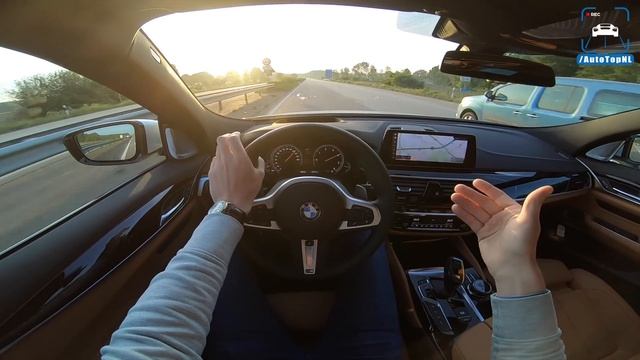 2019 BMW 6 Series GT 640d XDrive AUTOBAHN POV REVIEW As DRIVER & PASSENGER By AutoTopNL