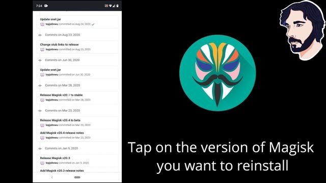 How to downgrade Magisk Manager and install old version to fix touch not working on Screen2Auto смотреть онлайн