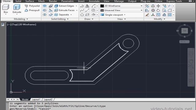 AutoCad 3d Modeling 58 ( Exercise ) смотреть онлайн
