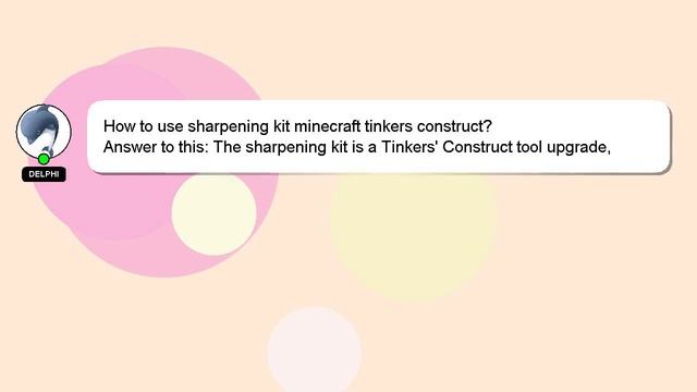 How to use sharpening kit minecraft tinkers construct? смотреть онлайн