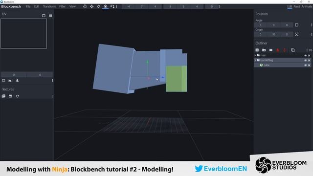 How to make Minecraft Models - Blockbench Tutorial #2 смотреть онлайн