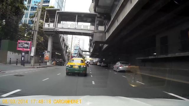 E760 JADO China car dvr blackbox road test in Bangkok : DAY смотреть онлайн