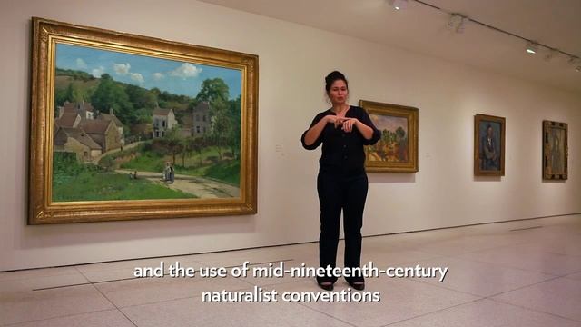 The Hermitage at Pontoise by Camille Pissarro смотреть онлайн