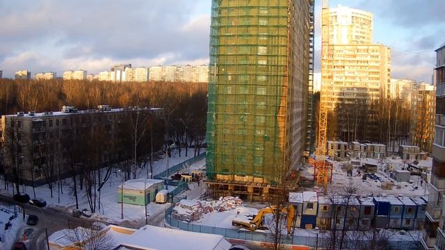 Кунцево OnLine, прямая трансляция. Стройка жилого дома - Ярцевская 31 смотреть онлайн
