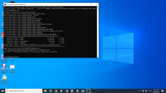 Expdp Impdp Command in oracle sql смотреть онлайн