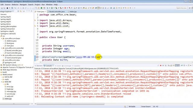 【Java框架入门】day06.10 DateTimeFormat和NumberFormat注解 смотреть онлайн
