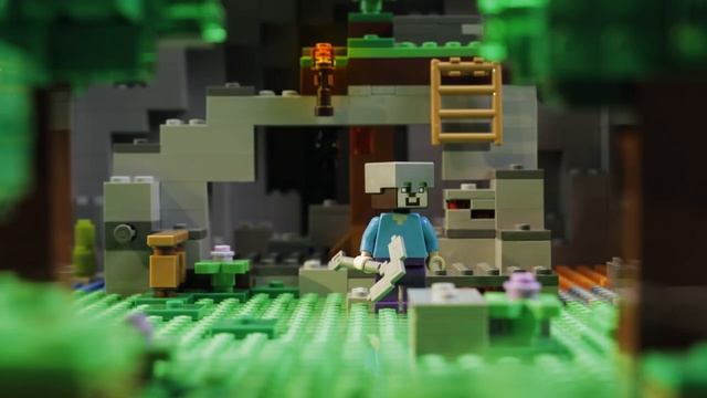 LEGO MINECRAFT Пещера зомби (The Zombie Cave LEGO Minecraft 21141) смотреть онлайн