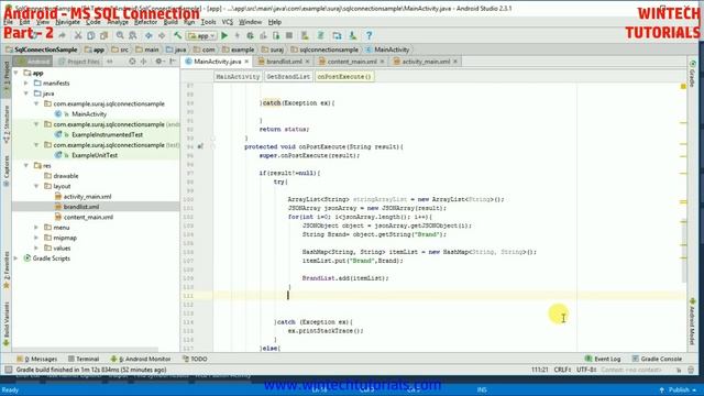 Android - SQL Server Database Connectivity (Part - 2, Get & Post Data) смотреть онлайн