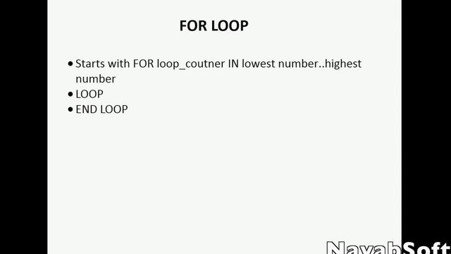 PL/SQL Simple Loop in Oracle Database смотреть онлайн