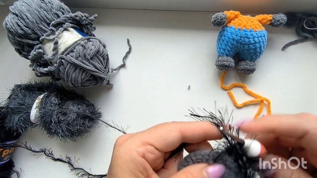 Много игрушек по одной схеме, сегодня вяжем ёжика!!! смотреть онлайн