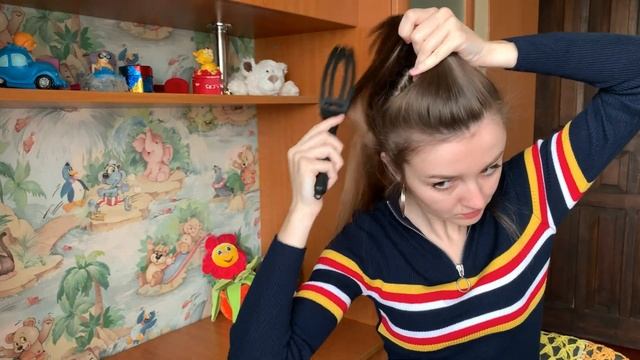 КАК сделать ОБЪЕМНЫЙ ХВОСТ? | ПРИЧЕСКА на каждый день за 5 минут | красивая прическа смотреть онлайн