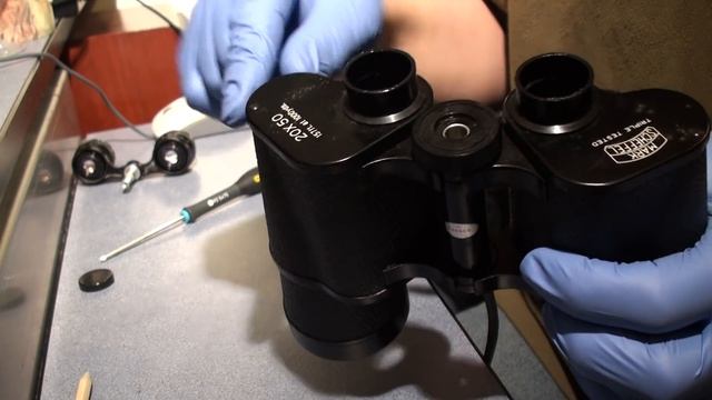 Servicing a budget Porro binocular. смотреть онлайн